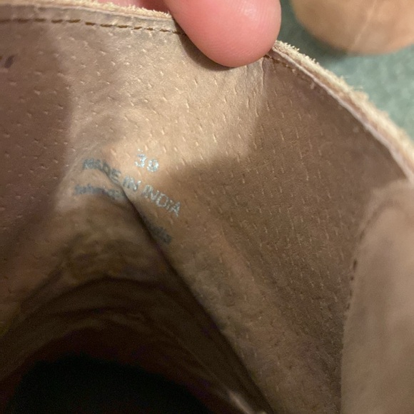 Free People Venture Woven Leather Bootie 39/8 - Picture 5 of 7